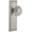 Satin Nickel, variant on Grandeur 807846 Fifth Avenue Solid Brass Rose Single Dummy Door Knob - Brass