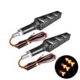 thumbnail image 1 of Coche, Motocicleta 2Pcs Señales De Giro De Motocicleta Led Flechas De Motocicleta Indicadores De 12V Flechas Universales De Motocicleta Para Scooter Todoterreno Moto Automóvil, Motocicleta Muyoka Hogar, 1 of 7