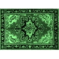 thumbnail image 1 of Ahgly Company Indoor Rectangle Persian Emerald Green Traditional Area Rugs, 2' x 3', 1 of 4