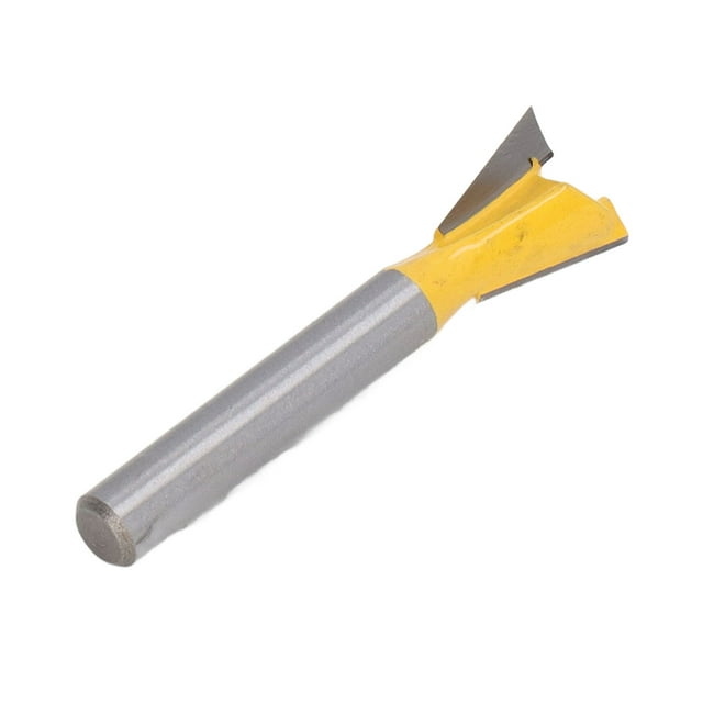 Dovetail Router Bit, Woodworking Dovetail Router Bit Straight Cut Router Bit Dovetail Router Bit 1/4in Shank Tungsten Steel Alloy Router Bit for Trimming