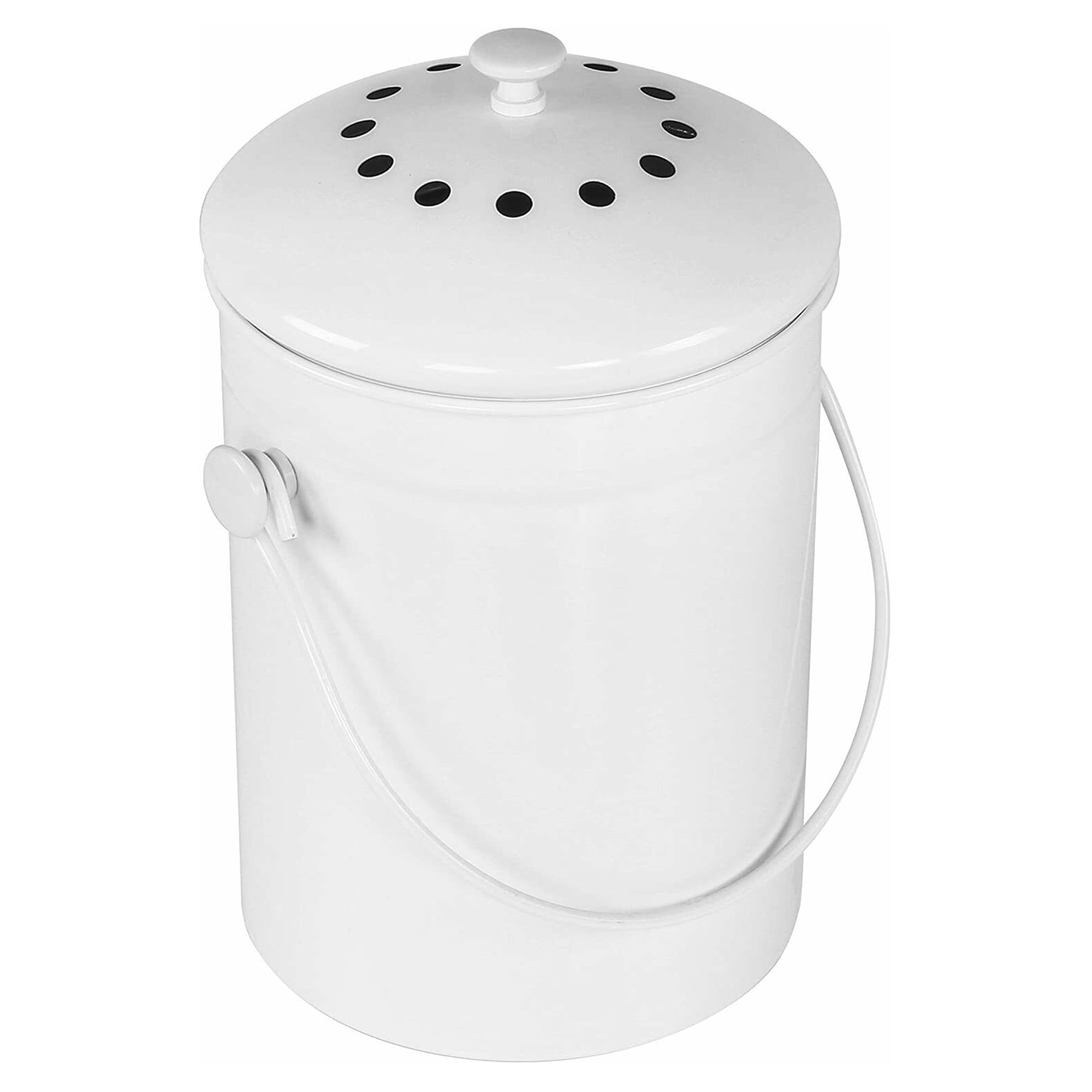 Compost Bin with Lid and 1.3 Gallon Compose Spare Charcoal Filter Utopia  Kitchen