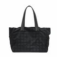 thumbnail image 1 of Pre-Owned CHANEL Tote Bag MM New Travel Line Nylon Leather, 1 of 9