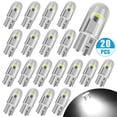 thumbnail image 1 of 20 lámparas led T10 de transmisión de luz completa de vidrio, luces de posición lateral T10, bombilla COB para coche, accesorios de reequipamiento, lámparas led para matrícula, 1 of 5
