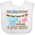 thumbnail image 3 of Inktastic This Big Brother is Expecting a Little Sister Boys Baby Bib, 3 of 4