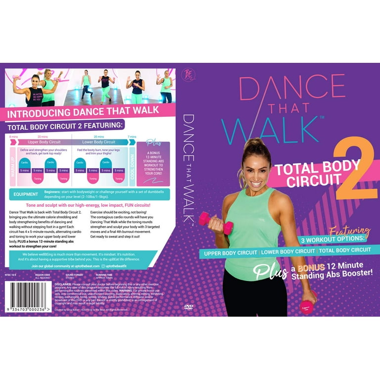 Dance That Walk: Total Body Circuit 2 (DVD, 2019) NEW