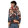 thumbnail image 5 of Lsque Chucky for Mens Full-zip Hoodie, Zip-up Pullover Hooded Sweatshirt, Kangaroo Pocket Hoodie Ideal for Daily Wear, Travel, and Home-Medium, 5 of 8