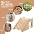 thumbnail image 4 of Pawsdot Natural Wooden Ladder Beige for Hamster Chinchilla Cage Exercise, 4 of 5