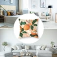 thumbnail image 5 of nygtbtfer  Cartoon Orange Throw Pillow Covers Fresh Oranges Pillow Covers for Home Sofa Bed Couch for Kids Boys Girls Cartoon Citrus Fruit Cushion Covers Fruit Style Pillowcases, Set of 2 White, 5 of 7