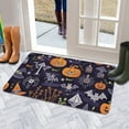 thumbnail image 5 of Evil Pumpkin Ghost Door Mat,Non-Slip Doormat Happy Halloween Mat 17x30 Inch Throw Rug for Room Winter Laundry, 5 of 6