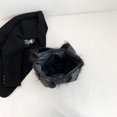 thumbnail image 2 of Bolso Mujer Mullido Bandolera Piel Sintética Color Sólido Niña Invierno Negro, 2 of 8
