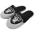 thumbnail image 1 of Oakland Raiders NFL Big Logo Slippers, 1 of 1