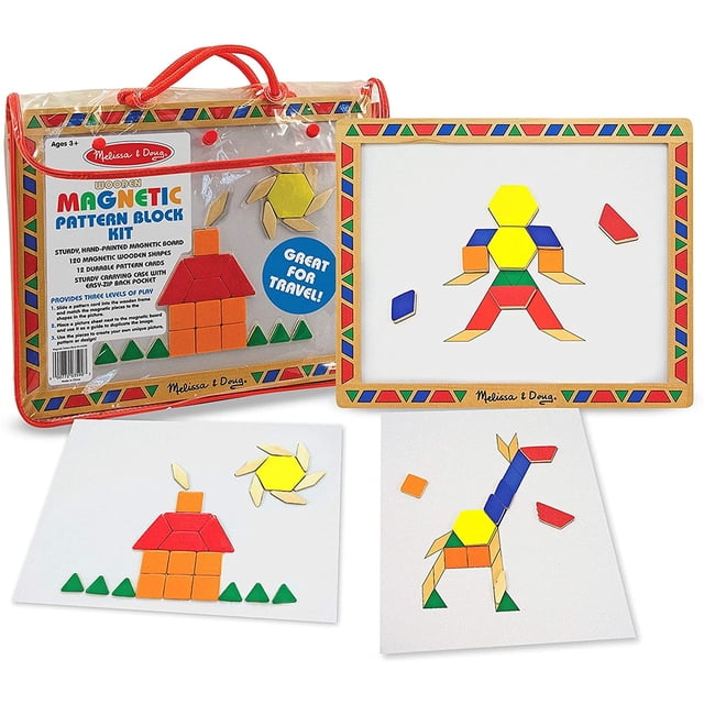 Juguete magnético Melissa & Doug Blocks, 120 unidades