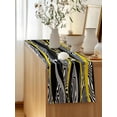 thumbnail image 5 of Table Runner 72 Inches Long for Kitchen Dining, Yellow Black Stripes Dresser Scarf Farmhouse, Dining Table Decorations for Wedding/Parties, Modern Grey Ombre Abstract Striped 18 x 72 In, 5 of 8
