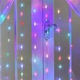 thumbnail image 4 of Luces de hadas de cortina, luces de cortina ampliamente utilizadas para decoración de fiestas, 4 of 5