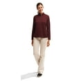 thumbnail image 1 of Ladies Attain Wicking 1/4 Zip Pullover L Gold, 1 of 5