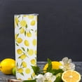thumbnail image 5 of Lemon Tumbler, Lemon Gifts, Cute Coffee Tumbler for Women,Lemon Water Bottle/Cups/Coffee Mug,Lemon Theme Party Decorations,Unique Birthday Gifts for Women,Friends Female,Teenage Girls,Girlfriend- 20Oz, 5 of 6