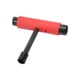 thumbnail image 4 of Llave para patines Llave tipo T Llave multipropósito Llave para mantenimiento de placas deslizantes Llave multiusos, llave de skate de acción fija para monopatines para tablas largas Mgaxyff None, 4 of 5