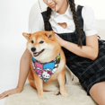thumbnail image 3 of Lsque Sanrio Pattern Pet Scarf Bandana - Adjustable and Comfortable,Dog Scarf Bib Kerchief Breedfor Dogs and Cats-Large, 3 of 7