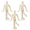 thumbnail image 6 of COOPHYA 3Pcs Drawing Wooden Mannequins Hardwood For Painters And Sculptors Art Reference, 6 of 8