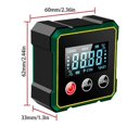 thumbnail image 5 of Digital Angle Finder With Electronic Lasers Slope Meter Angle Measurement For Construction Machinery, 5 of 5