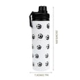 thumbnail image 2 of Football Pattern Sports Water Kettle Water Drinking Bottle Water Container, 2 of 3