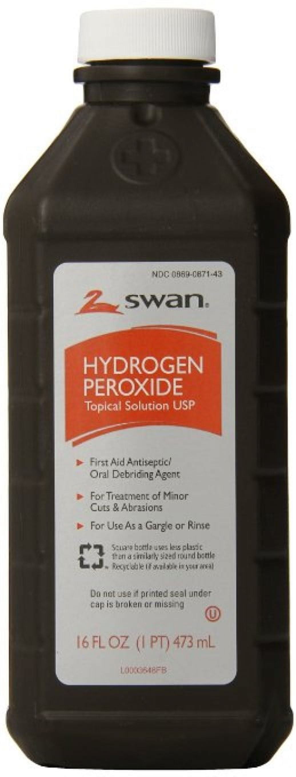 Swan Hydrogen Peroxide Topical Solution, 16 oz