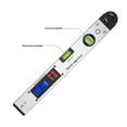 thumbnail image 3 of yeacher 0-225 Degree Digital Angle Level Meter Angle Finder Gauge 400mm 16inch Electronic Protractor Inclinometer with Dual Spiritlevel for Horizontal Vertical Measurement, 3 of 8