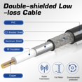 thumbnail image 3 of Adaptador RF de cable coaxial RG8x, 50 pies, UHF PL259, macho a macho, 3 of 6