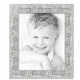 thumbnail image 2 of ArtToFrames 18" x 22" Platinum Baroque Luxe Picture Frame, 18x22 inch Silver Wood Poster Frame (WOM-5265),  Pack, 2 of 7