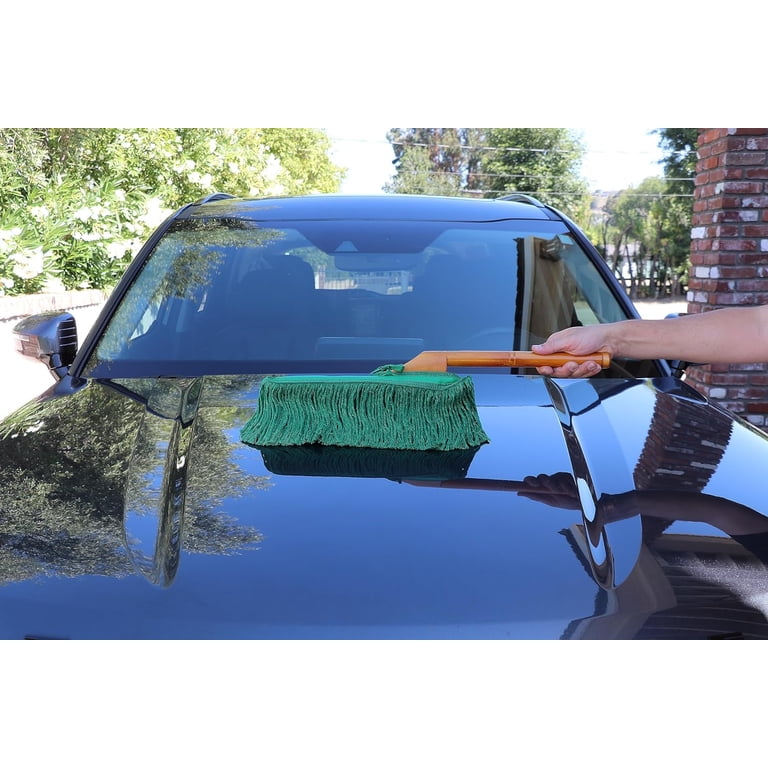 California Car Duster 62422 – Spolverino Originale Per Auto Con Manico In Legno E Custodia