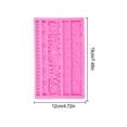 thumbnail image 3 of Naiovety Gel de sílice antiadherente duradero y versátil del molde del silicón de la frontera de la decoración de la torta no tóxica Herramientas y accesorios para hornear, 3 of 6
