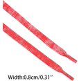 thumbnail image 3 of YISITIAN Flat Colorful Shoelaces Gradient Colors Shoe Laces for Boots Sneakers 2 Pairs CJ919-113708, 3 of 4