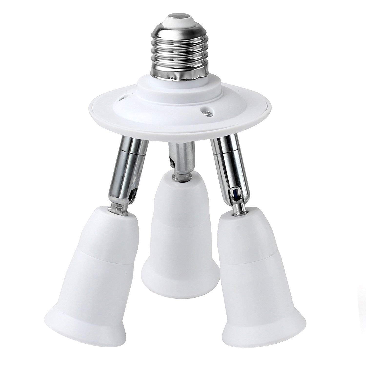 5 in 1 Light Socket Splitter expander E26 E27 Adapter Converter Bulbs adjustable