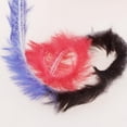 thumbnail image 4 of DIY Polyester Chunky Yarn Super Soft For Knitting Roving Crocheting 32 Meters/Skein Red Black, 4 of 7