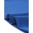 thumbnail image 5 of INSPIRE CHIC Robe de Soirée Rétro pour Femme à Col Plat en Maille Transparente à Manches Lanterne Évasée Bleu Royal TG, 5 of 5