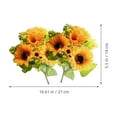 thumbnail image 2 of GOOHOCHY Fall Artificial Flowers Multi Color Tabletop Decor 5Pcs Business Owners, 2 of 8