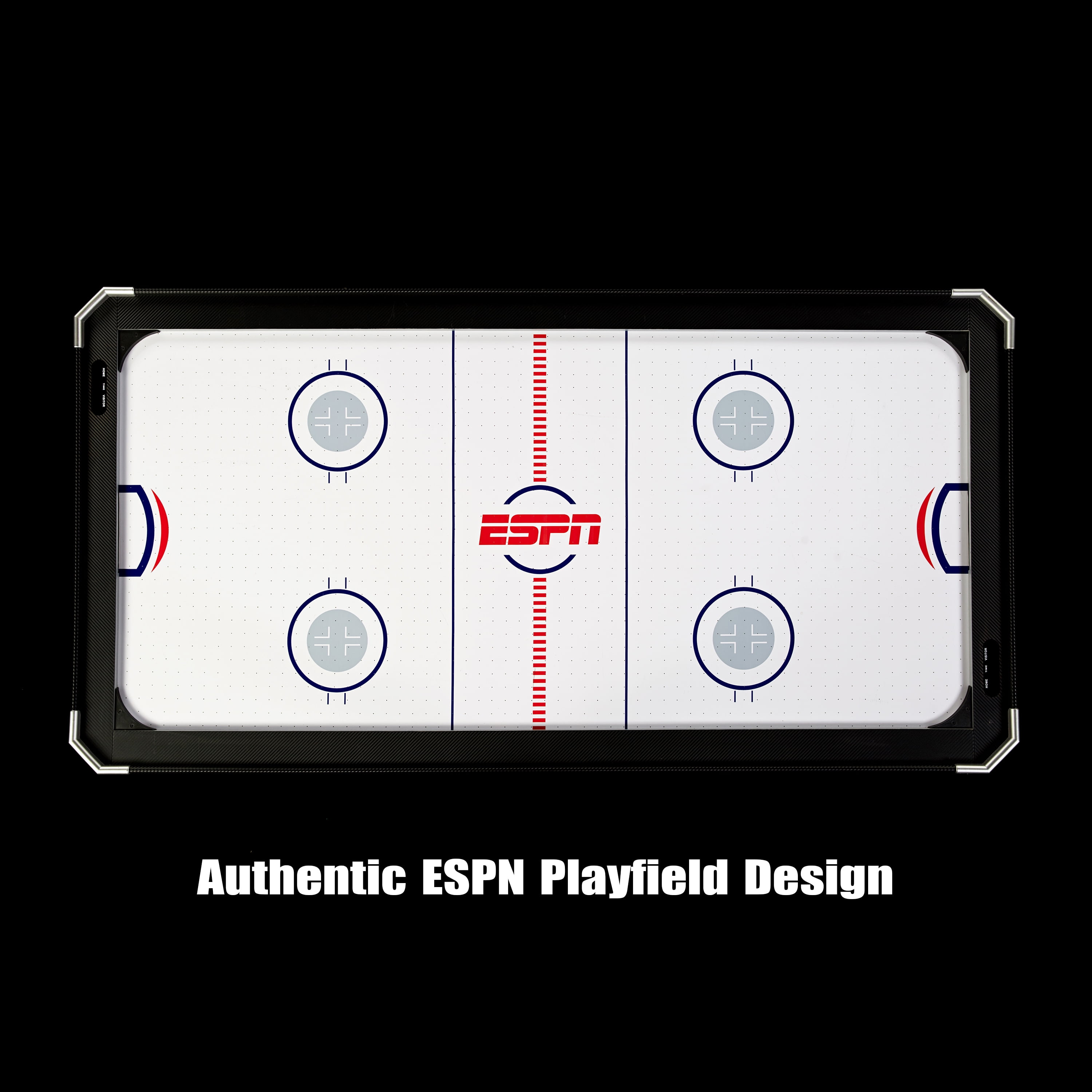 ESPN 72 Inch Air Powered Hockey Table with Table Tennis Top & In ESPN 72 Inch Air Powered Hockey Table with Table Tennis Top & In Rail Scorer Walmart