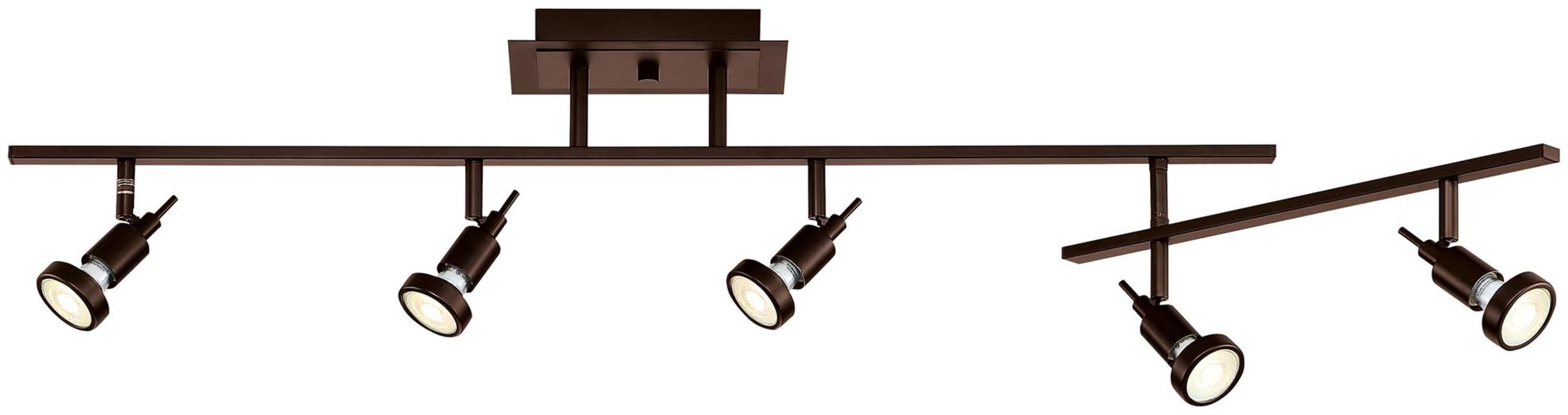 Access Lighting 5 Light Adjustable LED Track in Bronze Color