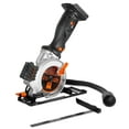 WEN 20V Max 41/2Inch Cordless Mini Circular Saw (Tool Only Battery