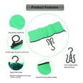 thumbnail image 4 of Sac de Rangement pour Perruques en PVC Transparent, Support d'Extension de Cheveux avec Cintres, Grande Taille, 4 of 7