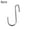 Silver, variant on Ludlz 4/8Pcs Heavy Duty S Hooks Pan Pot Holder Rack Hooks Hanging Hangers S Shaped Hooks for Kitchenware Pots Utensils Clothes Bags Towels Plants Bathroom Hangers Holder