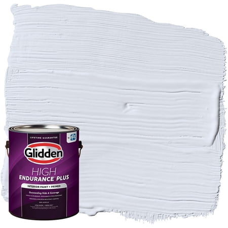 Glidden HEP Interior Paint and Primer, Icy Waterfall / Purple, 1 Gallon, Eggshell
