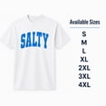 thumbnail image 5 of Salty Graphic T-Shirt, Unisex Classic Fit Cotton Tee, 5 of 9