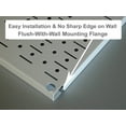 thumbnail image 5 of 4ft Metal Pegboard Standard Tool Storage Kit - Yellow Toolboard & White Accessories, 5 of 8