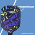 thumbnail image 5 of Pickleball 1 Paddle Durable Glass Fibre Composition + Pp Honeycomb Core, Cold Pressed Racket With Cover - For Beginners, 5 of 5