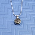 thumbnail image 3 of Vintage Designs Memorial Cremation Jewelry Cremation Urn Necklace for Ashes Holder Necklace (Round Antique), 3 of 5