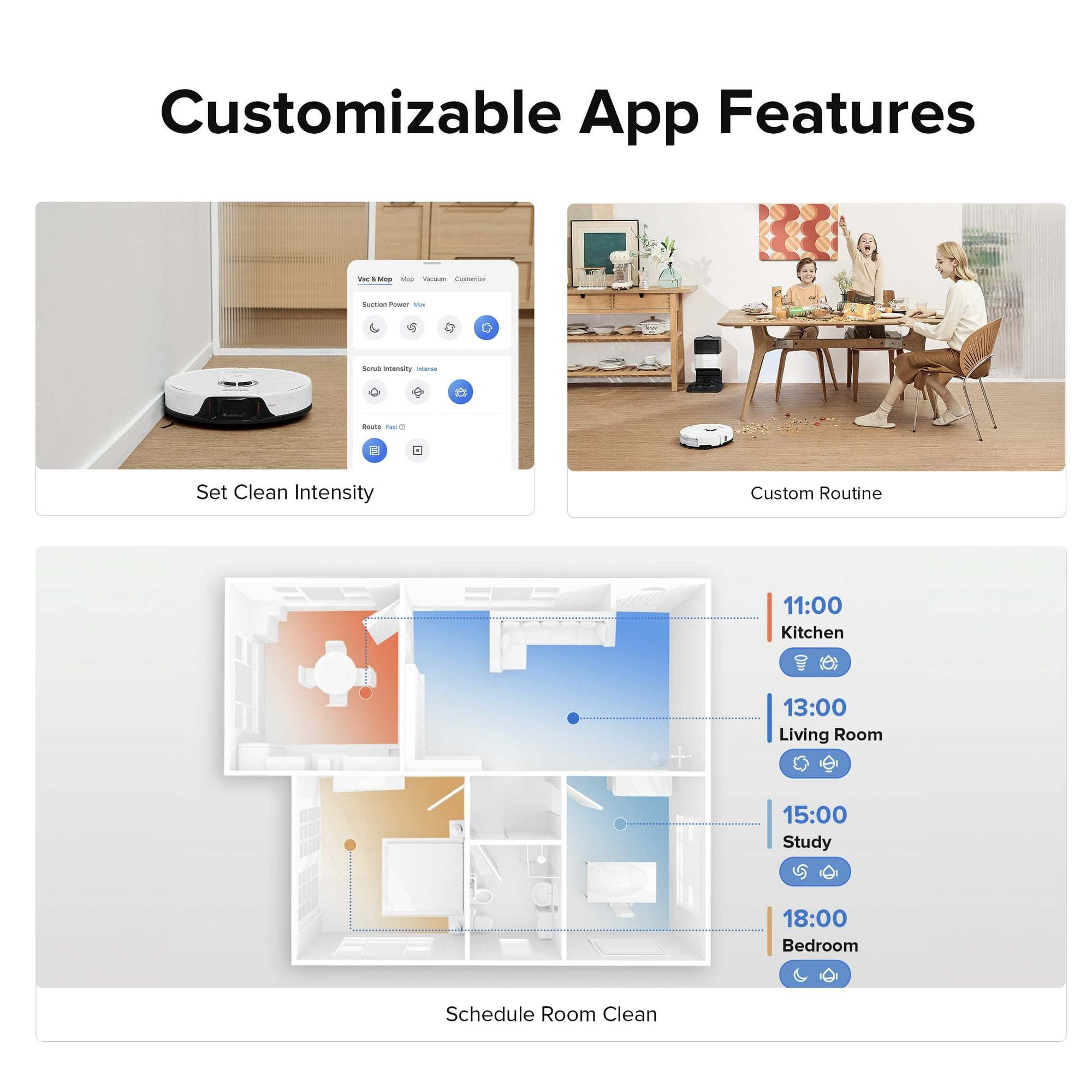 Roborock® S8+ Robot Vacuum Cleaner and Sonic Mopping with Auto-Emptying, 6000 Pa, and Obstacle Avoidance
