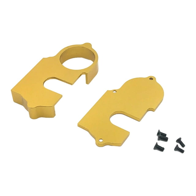 Xingzhi RCGOFFLOW 1/14 Aluminum Alloy Waterproof Gear Box Shell Cover Rc Gear Box Shell Cover For Wltoys 144001 RC Car Part Golden