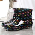 thumbnail image 2 of Tqyyweavej Women's Short Rain Boots Waterproof Non-Slip Versatile PVC Rainboots Lightweight Fashion Outdoor Garden Shoes for Farming Walking, 2 of 7