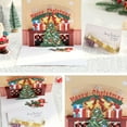 thumbnail image 5 of Tarjetas emergentes de felices fiestas: felicitaciones navideñas en 3D hechas a mano, notas de Feliz Navidad, regalos para amigos y familiares, 5 of 5